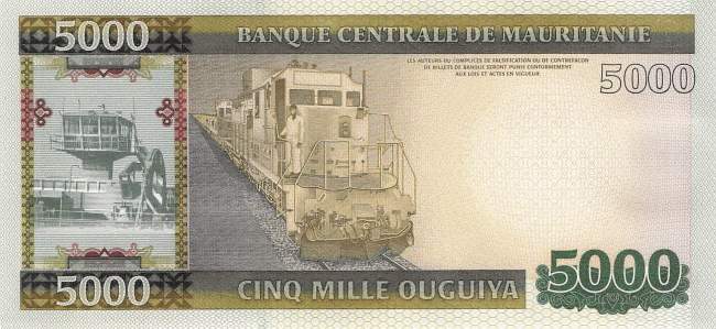 Mauretanien p21 5000 Ouguiya 2011